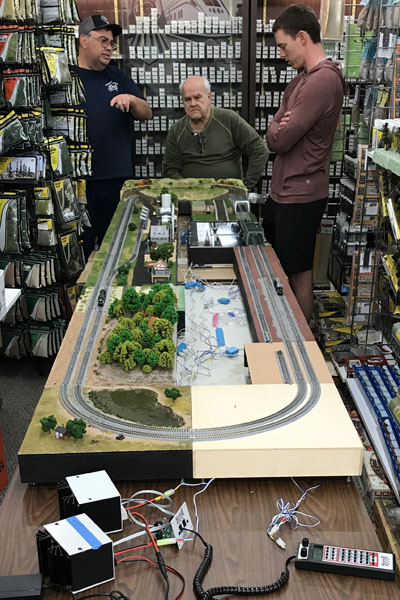 Testing modules before the 2020 Greater Houston Train Show