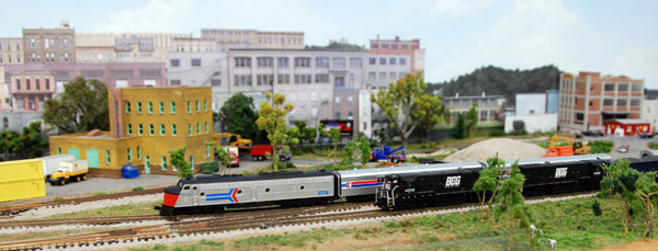 Amtrak on the BC&G