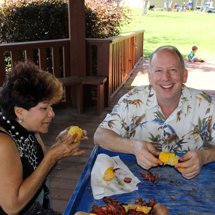 Zube Park crawfish boil