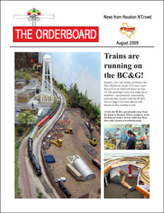 Orderboard newsletter cover — first run story