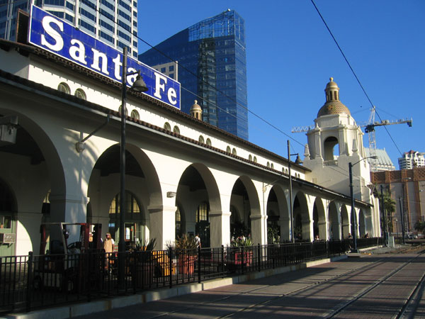The San Diego depot