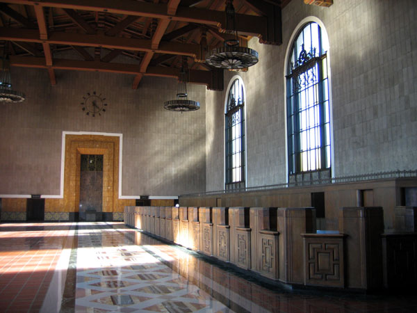The original ticket hall at LAUPT
