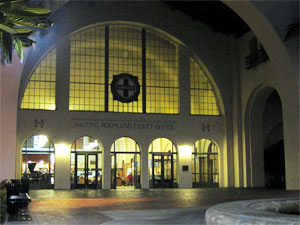 San Diego station upon arrival