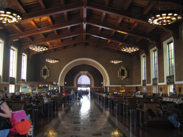 The main waiting room at LAUPT