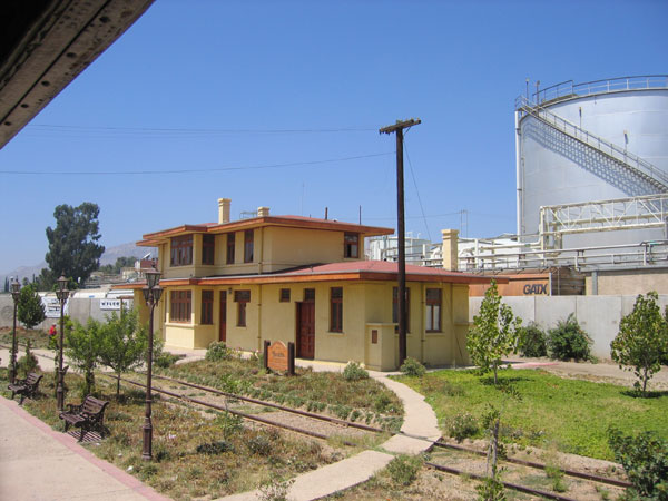 The Tecate station, built in 1915