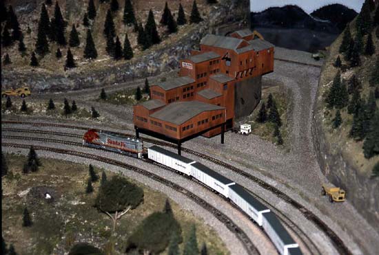 NTRAK layout scene