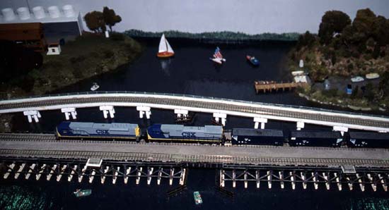 NTRAK layout scene