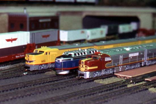 NTRAK layout scene