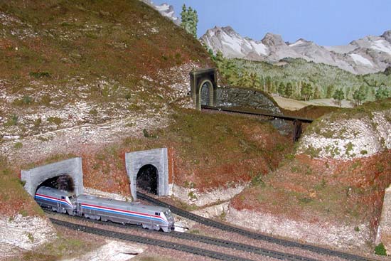 NTRAK layout scene