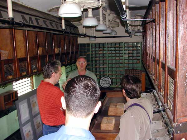 Interior of ATSF Baggage-RPO No. 3401