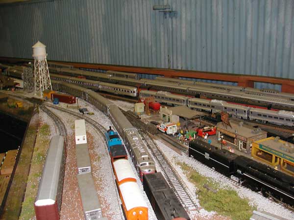 The museum's HO scale model railroad